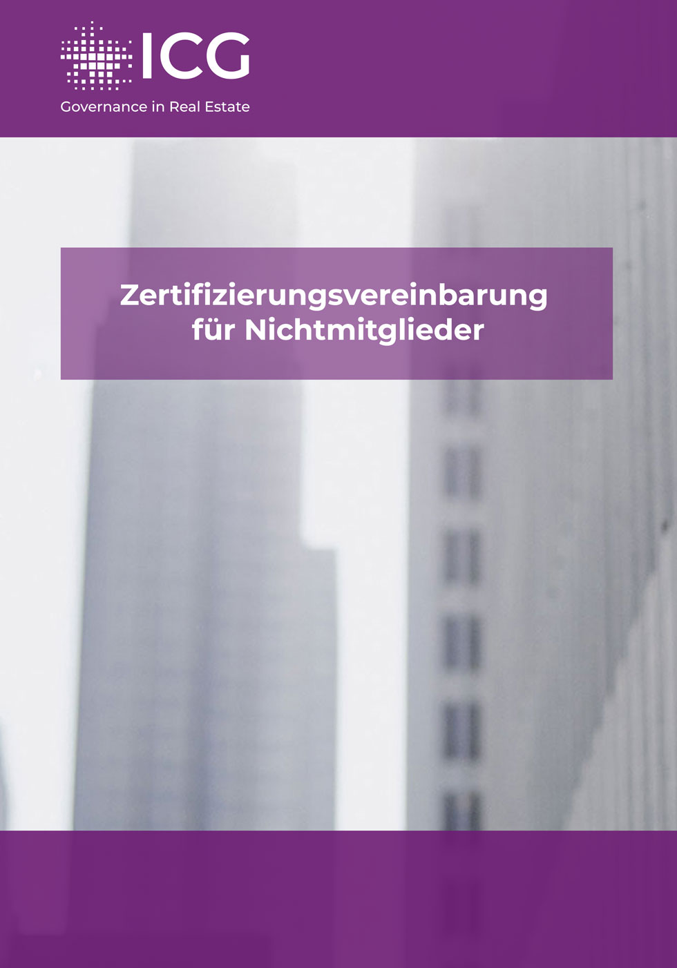 Zertifizierungsvereinbarung für Nichtmitglieder